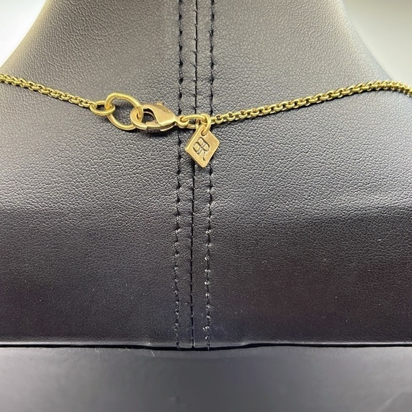 Hammered Bar Necklace Brass 32” Length. - Picture 3 of 8